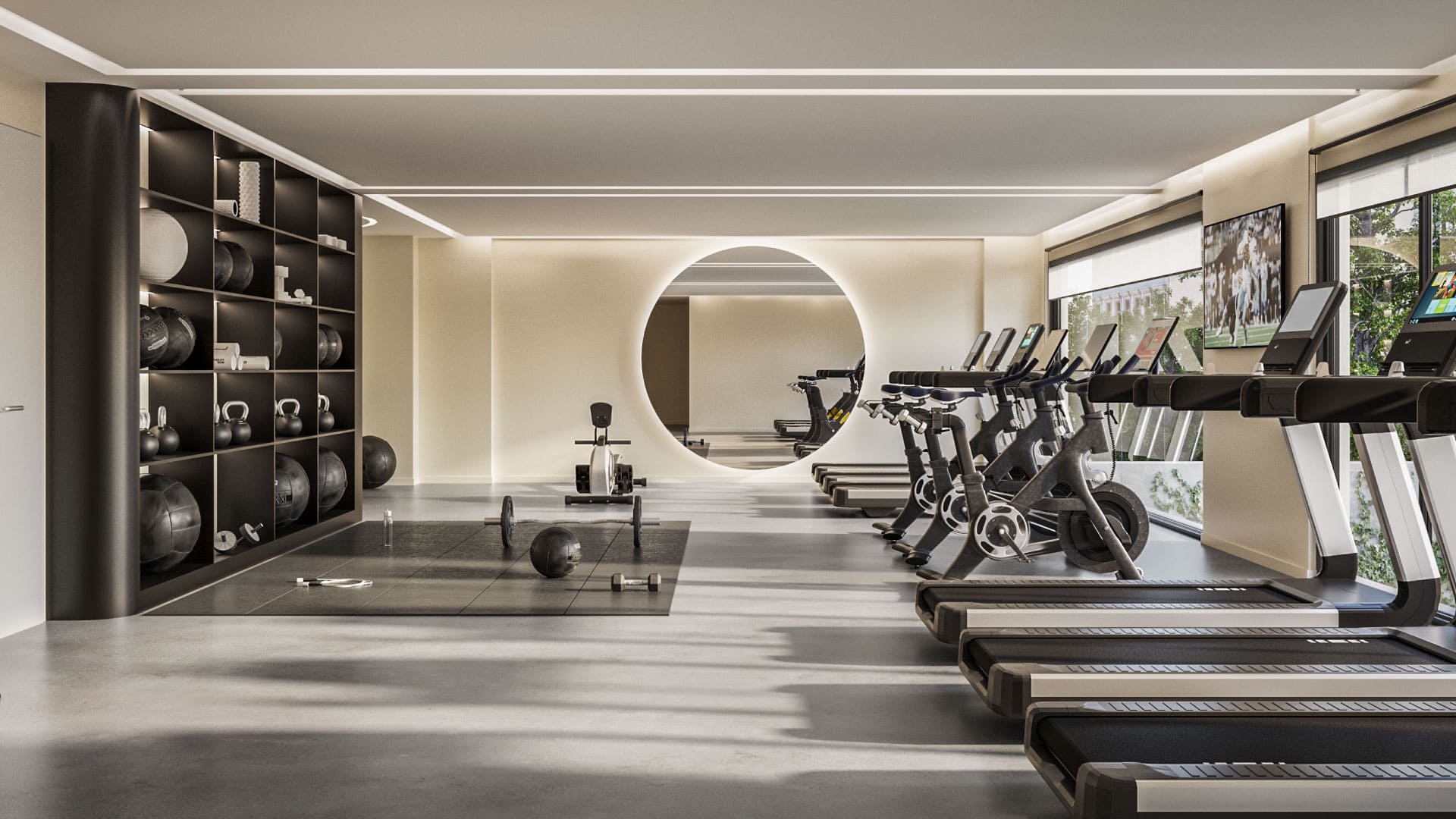 Imagen de un gimnasio