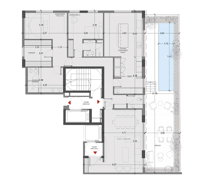 Imagen de un plano de una unidad funcional