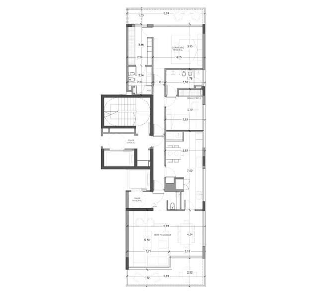 Representación del plano del proyecto
