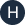 Icono de la letra h