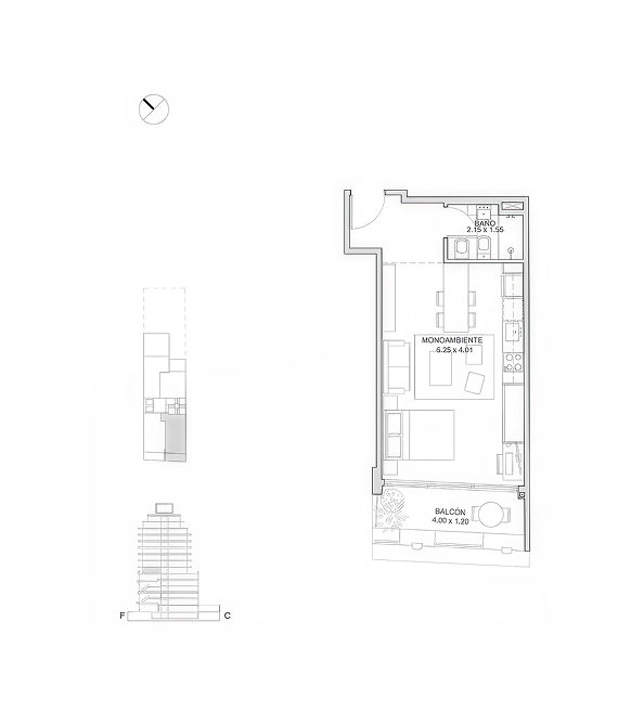 Imagen de un plano de una unidad funcional