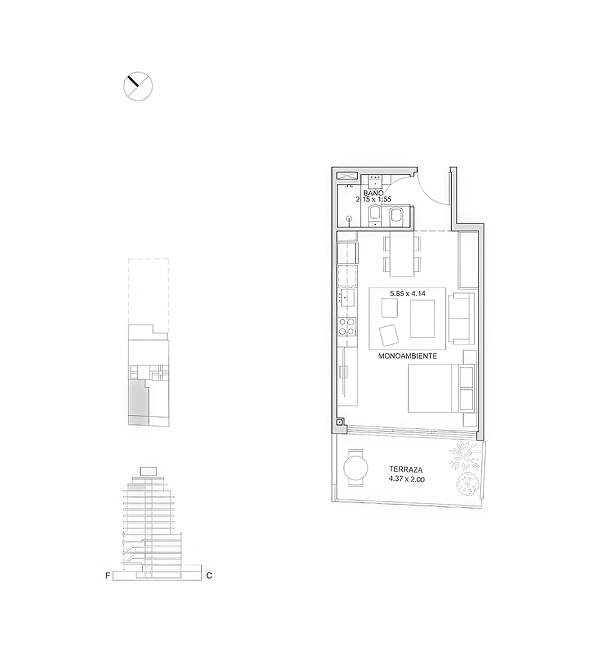 Imagen de un plano de una unidad funcional